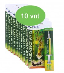 Imidasect Ants 10 g, gelinis insekticidas skruzdėms naikinti, MAXI pak. (kaina nurodyta 1 vnt.)